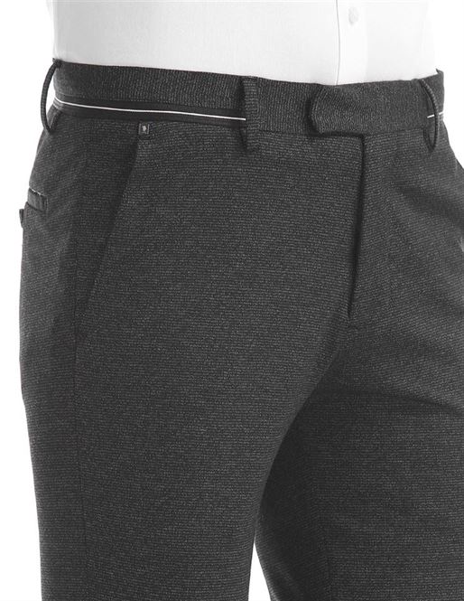 U.S. Polo Assn. Men Textured Formal Wear Trousers